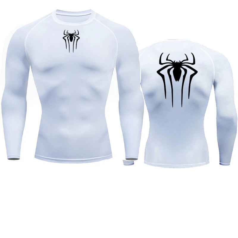 Sun Protection Sports Second Skin Running T-shirt Men's Fitness Rashgarda MMA Long Sleeves Compression Shirt Workout Clothing